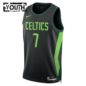 Nike Dječji Dres Boston Celtics Jaylen Brown City Edition 2024/25 Swingman Crna