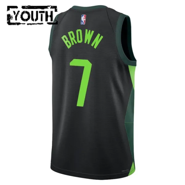 Nike Dječji Dres Boston Celtics Jaylen Brown City Edition 2024/25 Swingman Crna