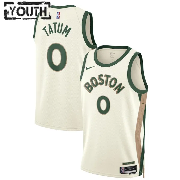 Nike Dječji Dres Boston Celtics Jayson Tatum City Edition 2023/24 Swingman Bijela Nike Dječji Dres Boston Celtics Jayson Tatum City Edition 2023/24 Swingman Bijela