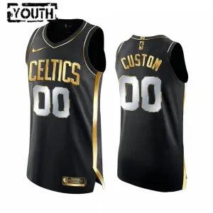 Nike Dječji Dres Boston Celtics Limited Personalizacija Golden Edition Swingman Crna