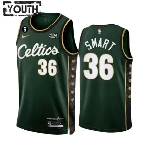 Nike Dječji Dres Boston Celtics Marcus Smart 36 City Edition 2022/23 Swingman Zelena