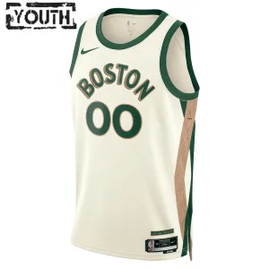 Nike Dječji Dres Boston Celtics Personalizacija City Edition 2023/24 Swingman Bijela
