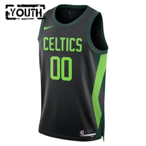 Nike Dječji Dres Boston Celtics Personalizacija City Edition 2024/25 Swingman Crna