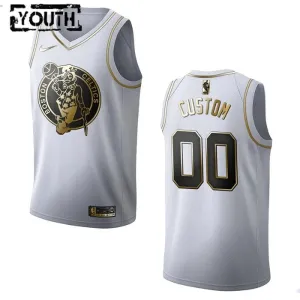 Nike Dječji Dres Boston Celtics Personalizacija Golden Edition Swingman Bijela