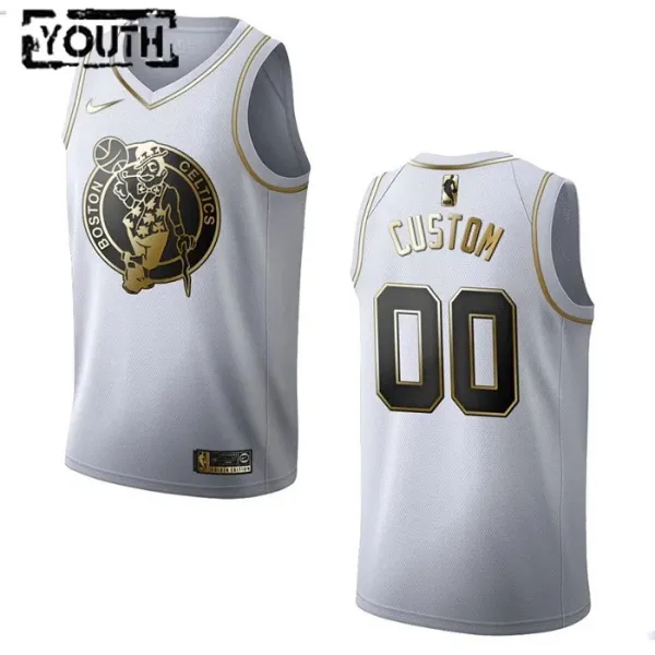 Nike Dječji Dres Boston Celtics Personalizacija Golden Edition Swingman Bijela Nike Dječji Dres Boston Celtics Personalizacija Golden Edition Swingman Bijela