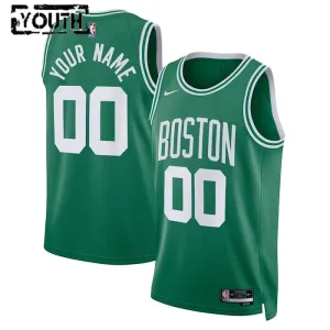 Nike Dječji Dres Boston Celtics Personalizacija Icon Edition Swingman Zelena