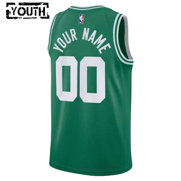 Nike Dječji Dres Boston Celtics Personalizacija Icon Edition Swingman Zelena