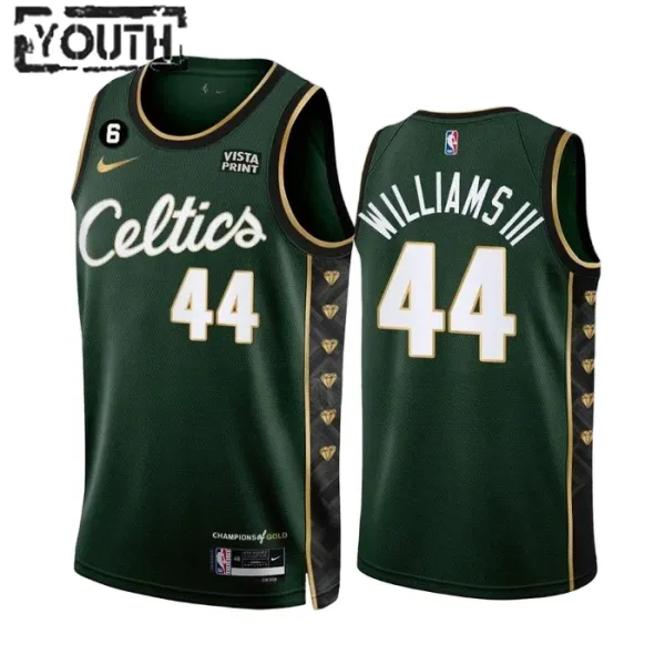 Nike Dječji Dres Boston Celtics Robert Williams III 44 City Edition 2022/23 Swingman Zelena Nike Dječji Dres Boston Celtics Robert Williams III 44 City Edition 2022/23 Swingman Zelena