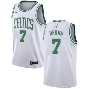 Nike Muški Dres Boston Celtics Jaylen Brown 7 Association Edition Swingman Bijela