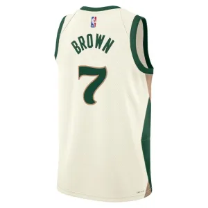 Nike Muški Dres Boston Celtics Jaylen Brown 7 City Edition 2023/24 Swingman Bijela