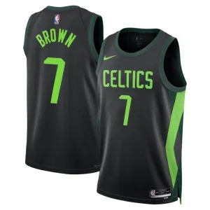 Nike Muški Dres Boston Celtics Jaylen Brown City Edition 2024/25 Swingman Crna