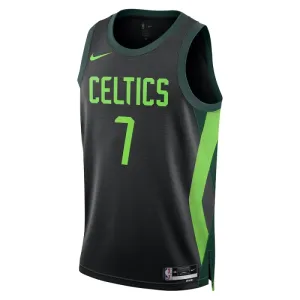 Nike Muški Dres Boston Celtics Jaylen Brown City Edition 2024/25 Swingman Crna