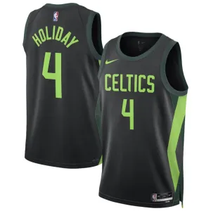 Nike Muški Dres Boston Celtics Jrue Holiday City Edition 2024/25 Swingman Crna