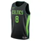 Nike Muški Dres Boston Celtics Kristaps Porzingis City Edition 2024/25 Swingman Crna