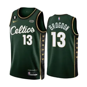 Nike Muški Dres Boston Celtics Malcolm Brogdon 13 City Edition 2022/23 Swingman Zelena