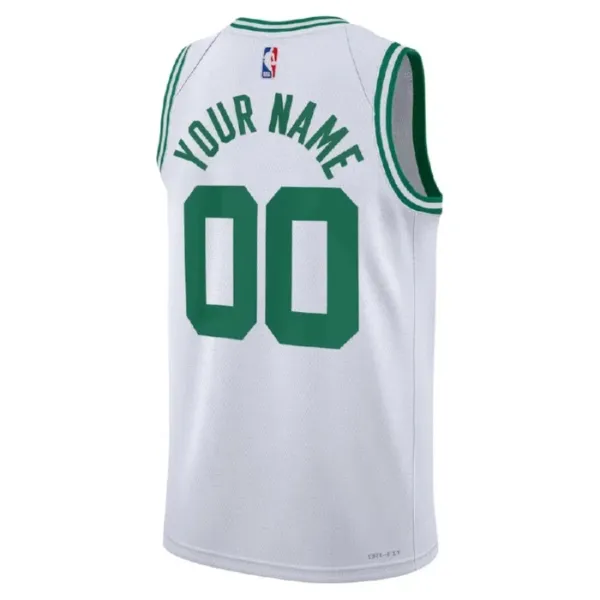 Nike Muški Dres Boston Celtics Personalizacija Association Edition Swingman Bijela