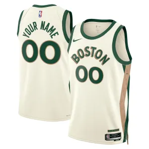 Nike Muški Dres Boston Celtics Personalizacija City Edition 2023/24 Swingman Bijela