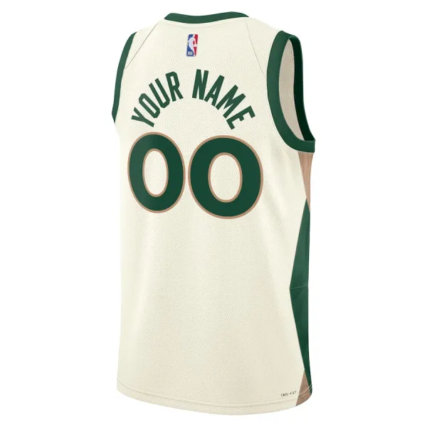 Nike Muški Dres Boston Celtics Personalizacija City Edition 2023/24 Swingman Bijela