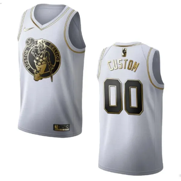 Nike Muški Dres Boston Celtics Personalizacija Golden Edition Swingman Bijela Nike Muški Dres Boston Celtics Personalizacija Golden Edition Swingman Bijela