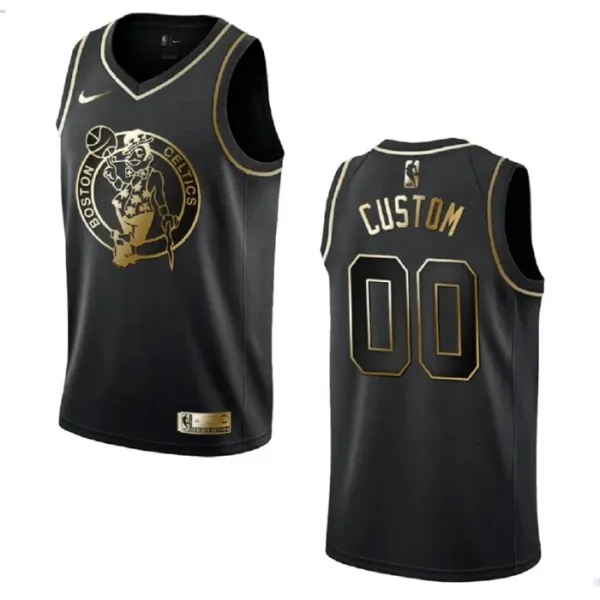 Nike Muški Dres Boston Celtics Personalizacija Golden Edition Swingman Crna Nike Muški Dres Boston Celtics Personalizacija Golden Edition Swingman Crna