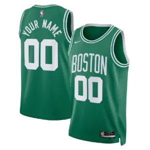 Nike Muški Dres Boston Celtics Personalizacija Icon Edition Swingman Zelena
