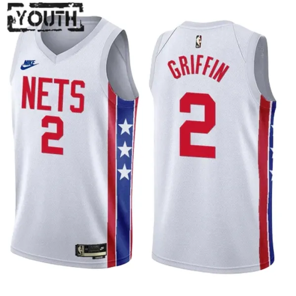 Dječji Dres Brooklyn Nets Blake Griffin 2 Classic Edition 2022/23 Swingman Bijela