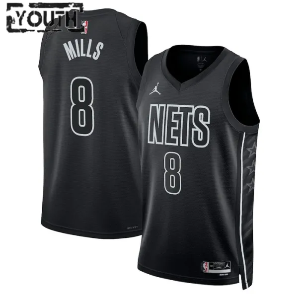 Dječji Dres Brooklyn Nets Jordan Patty Mills 8 Statement Edition Swingman Crna Dječji Dres Brooklyn Nets Jordan Patty Mills 8 Statement Edition Swingman Crna
