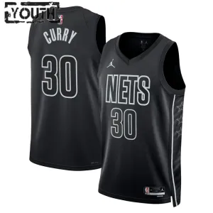 Dječji Dres Brooklyn Nets Jordan Seth Curry 30 Statement Edition Swingman Crna