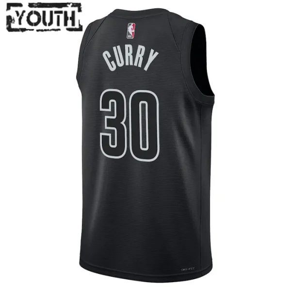 Dječji Dres Brooklyn Nets Jordan Seth Curry 30 Statement Edition Swingman Crna