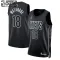 Dječji Dres Brooklyn Nets Jordan Yuta Watanabe 18 Statement Edition Swingman Crna