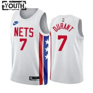 Dječji Dres Brooklyn Nets Kevin Durant 7 Classic Edition 2022/23 Swingman Bijela Dječji Dres Brooklyn Nets Kevin Durant 7 Classic Edition 2022/23 Swingman Bijela