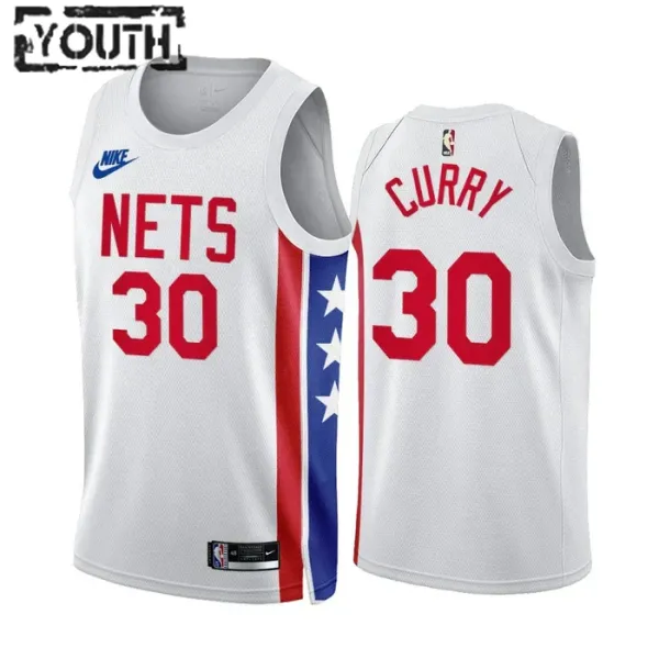 Dječji Dres Brooklyn Nets Seth Curry 30 Classic Edition 2022/23 Swingman Bijela Dječji Dres Brooklyn Nets Seth Curry 30 Classic Edition 2022/23 Swingman Bijela