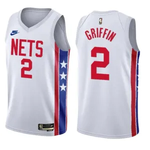 Muški Dres Brooklyn Nets Blake Griffin 2 Classic Edition 2022/23 Swingman Bijela Muški Dres Brooklyn Nets Blake Griffin 2 Classic Edition 2022/23 Swingman Bijela