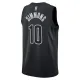 Muški Dres Brooklyn Nets Jordan Ben Simmons 10 Statement Edition Swingman Crna