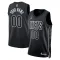 Muški Dres Brooklyn Nets Jordan Personalizacija Statement Edition Swingman Crna