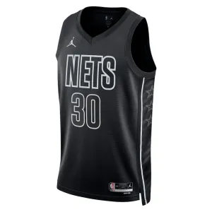 Muški Dres Brooklyn Nets Jordan Seth Curry 30 Statement Edition Swingman Crna