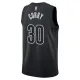 Muški Dres Brooklyn Nets Jordan Seth Curry 30 Statement Edition Swingman Crna