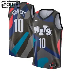 Nike Dječji Dres Brooklyn Nets Ben Simmons City Edition 2023/24 Swingman Crna