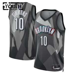 Nike Dječji Dres Brooklyn Nets Ben Simmons City Edition 2024/25 Swingman Sivo