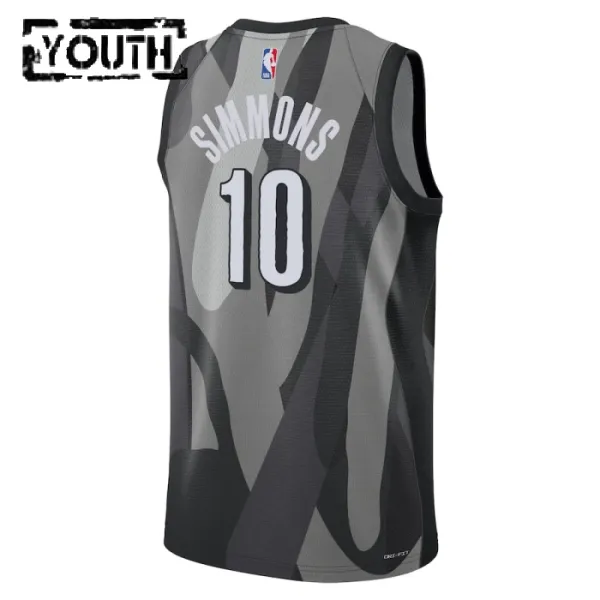 Nike Dječji Dres Brooklyn Nets Ben Simmons City Edition 2024/25 Swingman Sivo