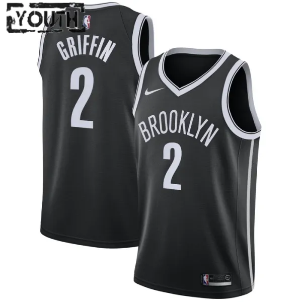 Nike Dječji Dres Brooklyn Nets Blake Griffin 2 Icon Edition Swingman Crna Nike Dječji Dres Brooklyn Nets Blake Griffin 2 Icon Edition Swingman Crna