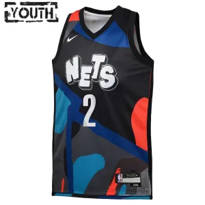 Nike Dječji Dres Brooklyn Nets Cameron Johnson City Edition 2023/24 Swingman Crna