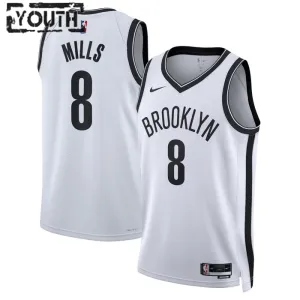 Nike Dječji Dres Brooklyn Nets Patty Mills 8 Association Edition Swingman Bijela