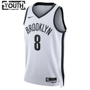 Nike Dječji Dres Brooklyn Nets Patty Mills 8 Association Edition Swingman Bijela