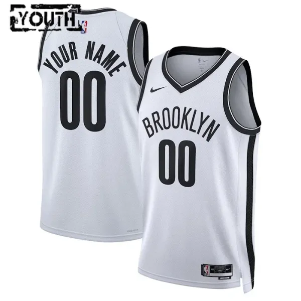 Nike Dječji Dres Brooklyn Nets Personalizacija Association Edition Swingman Bijela Nike Dječji Dres Brooklyn Nets Personalizacija Association Edition Swingman Bijela