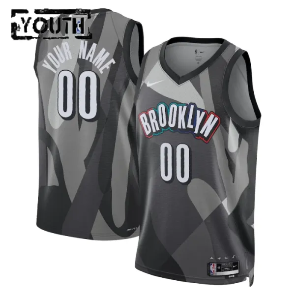 Nike Dječji Dres Brooklyn Nets Personalizacija City Edition 2024/25 Swingman Sivo Nike Dječji Dres Brooklyn Nets Personalizacija City Edition 2024/25 Swingman Sivo