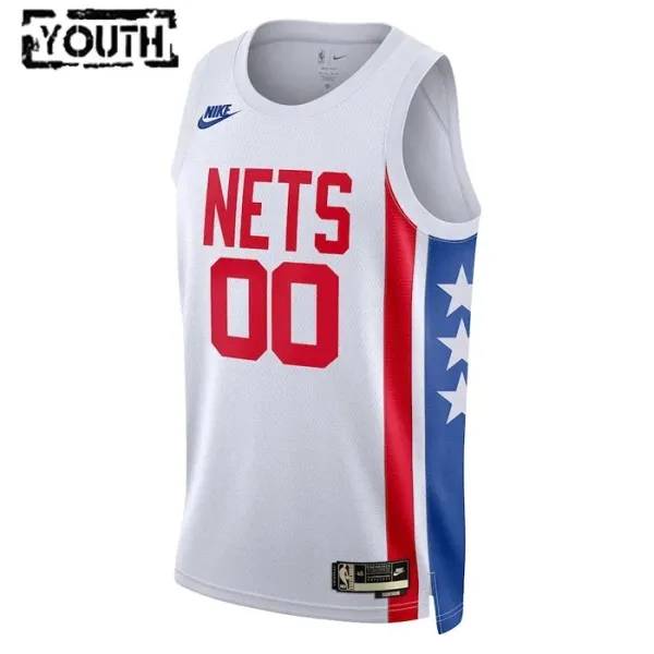 Nike Dječji Dres Brooklyn Nets Personalizacija Classic Edition 2022/23 Swingman Bijela