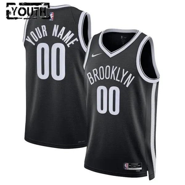 Nike Dječji Dres Brooklyn Nets Personalizacija Icon Edition Swingman Crna Nike Dječji Dres Brooklyn Nets Personalizacija Icon Edition Swingman Crna