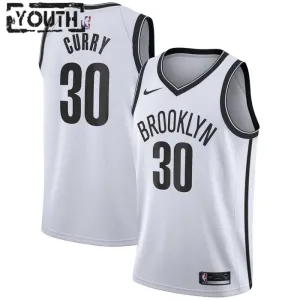 Nike Dječji Dres Brooklyn Nets Seth Curry 30 Association Edition Swingman Bijela