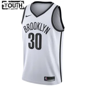 Nike Dječji Dres Brooklyn Nets Seth Curry 30 Association Edition Swingman Bijela